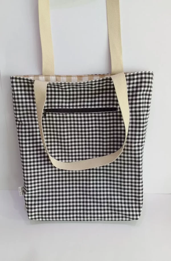 Bolso tote bag reversible - Imagen 2