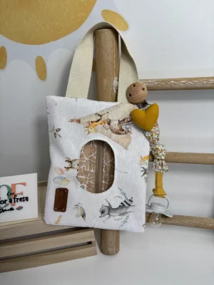 Neceser porta toallitas para colgar