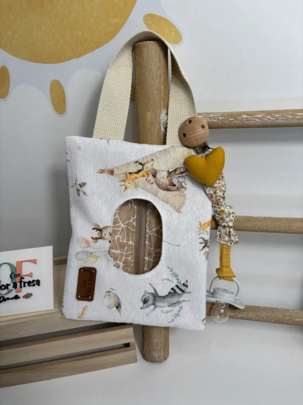 Neceser porta toallitas para colgar